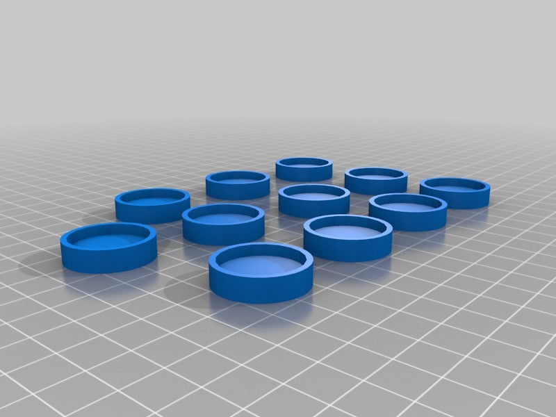 D&D Numbered Markers/Tokens