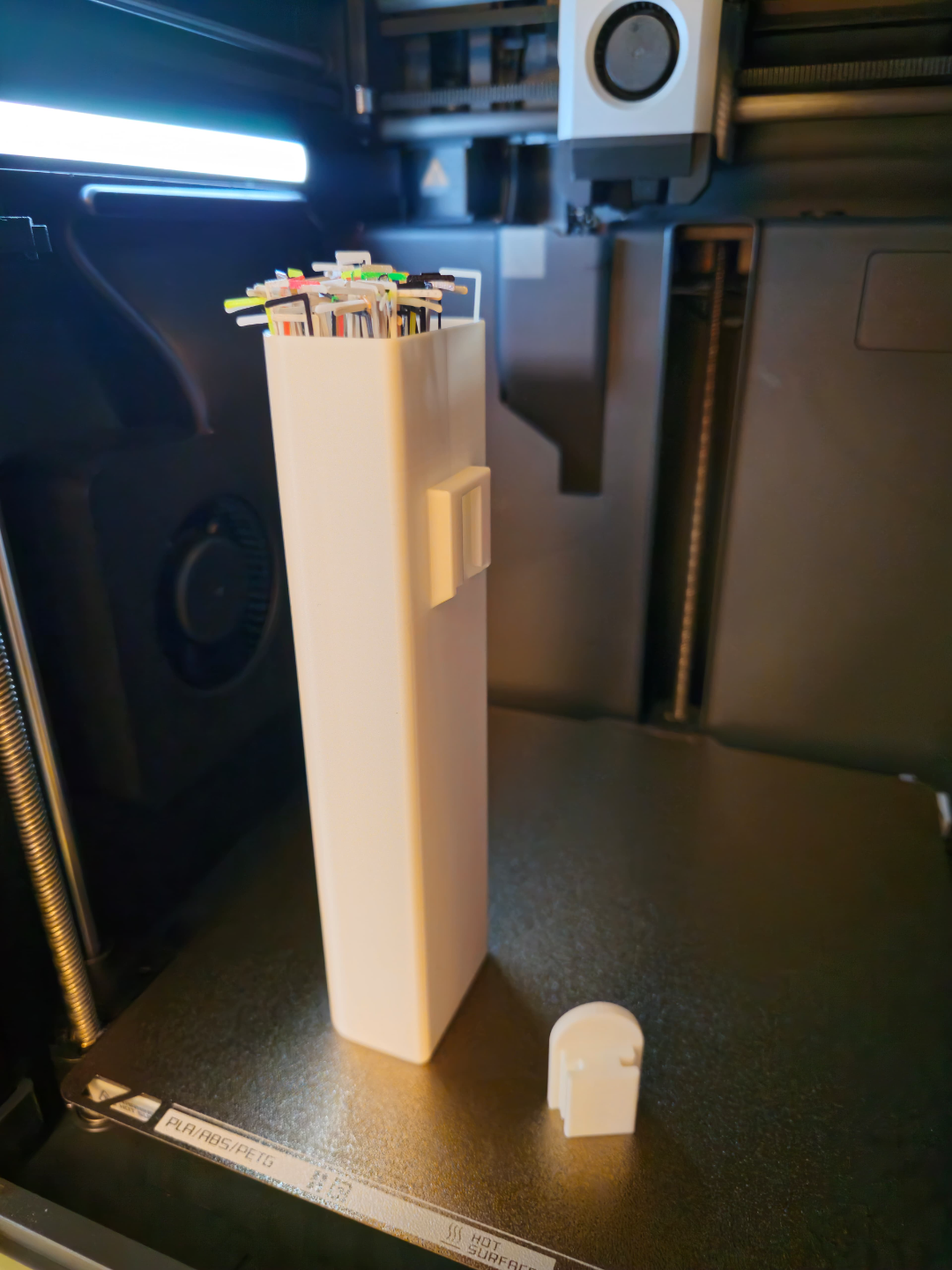 AMS Riser Filament purge line bin