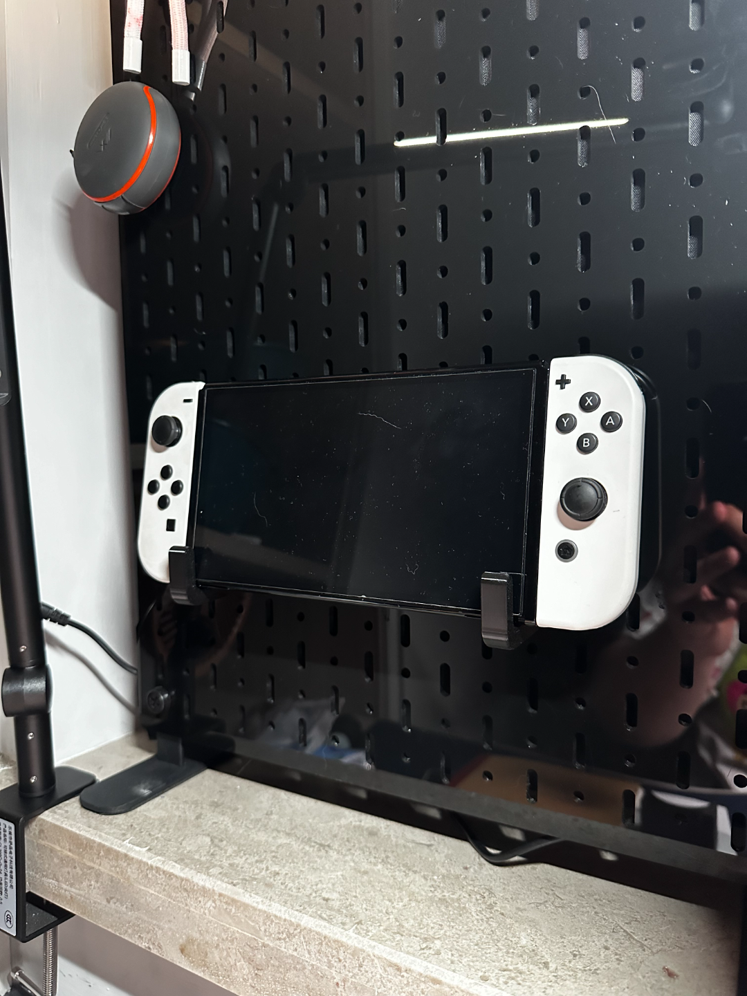 宜家洞洞板挂钩switch支架