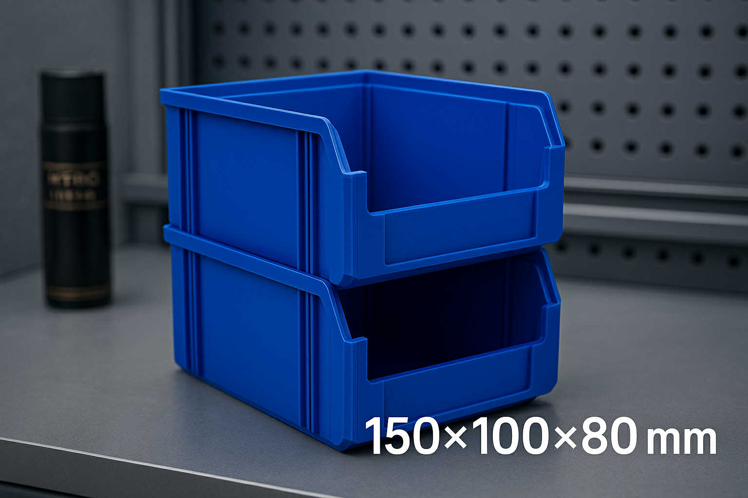 Stackable Parts Storage Bin - 150x100x80mm