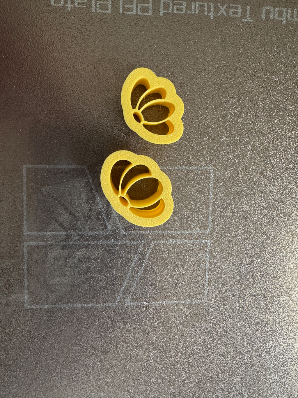 Polymer clay cutters - half flowers *sharp*