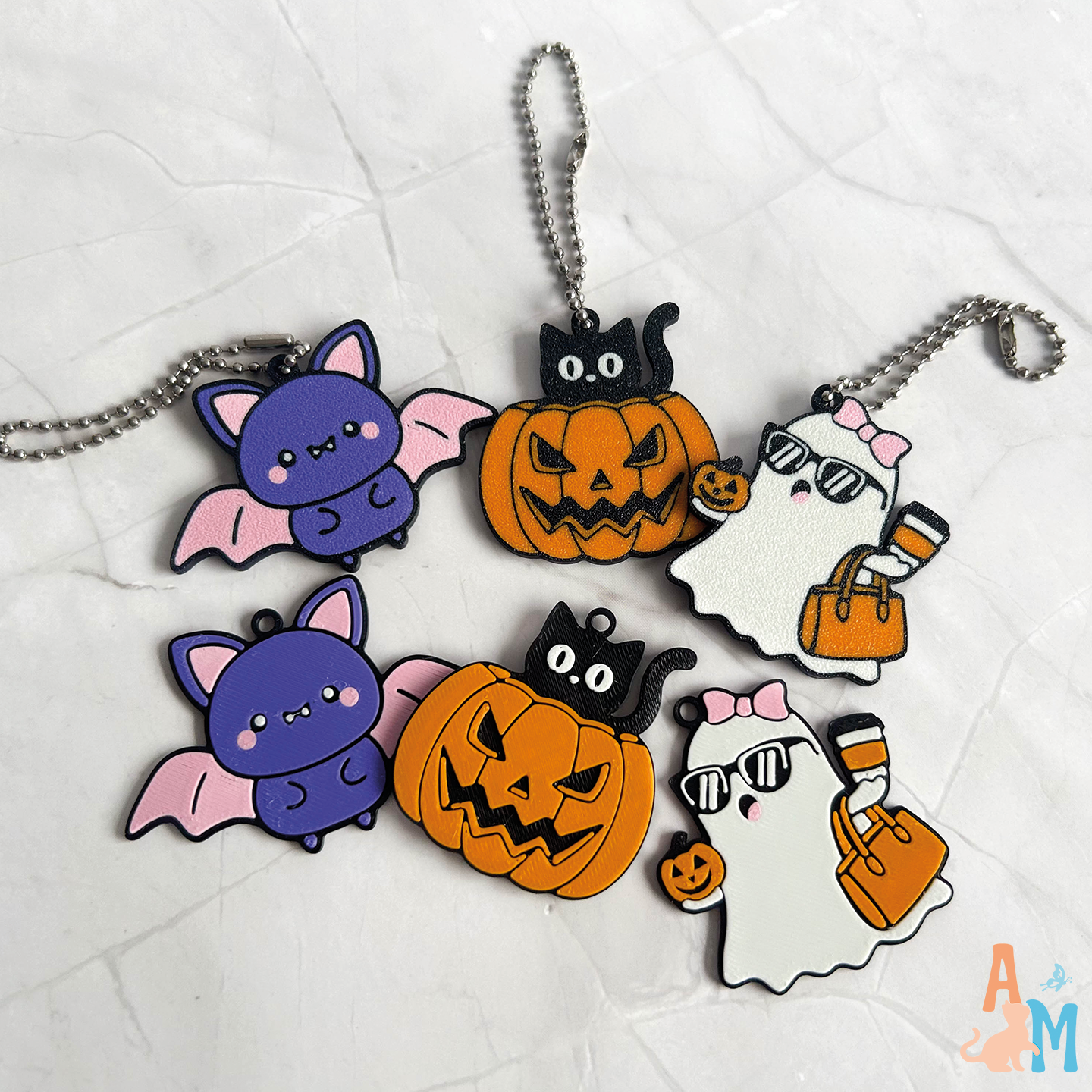 Halloween Earrings & Keyring Set (free commercial)