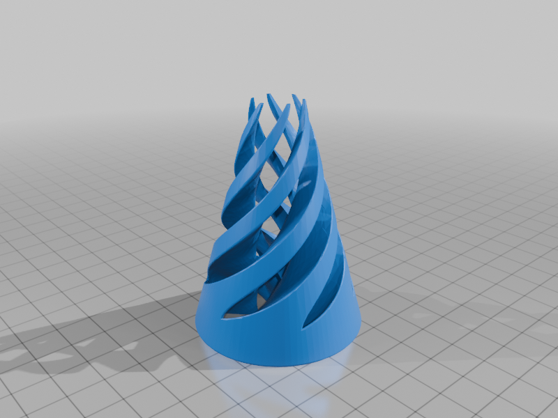 Ultra Durable Cone Fidget Passthrough Spiral Toy