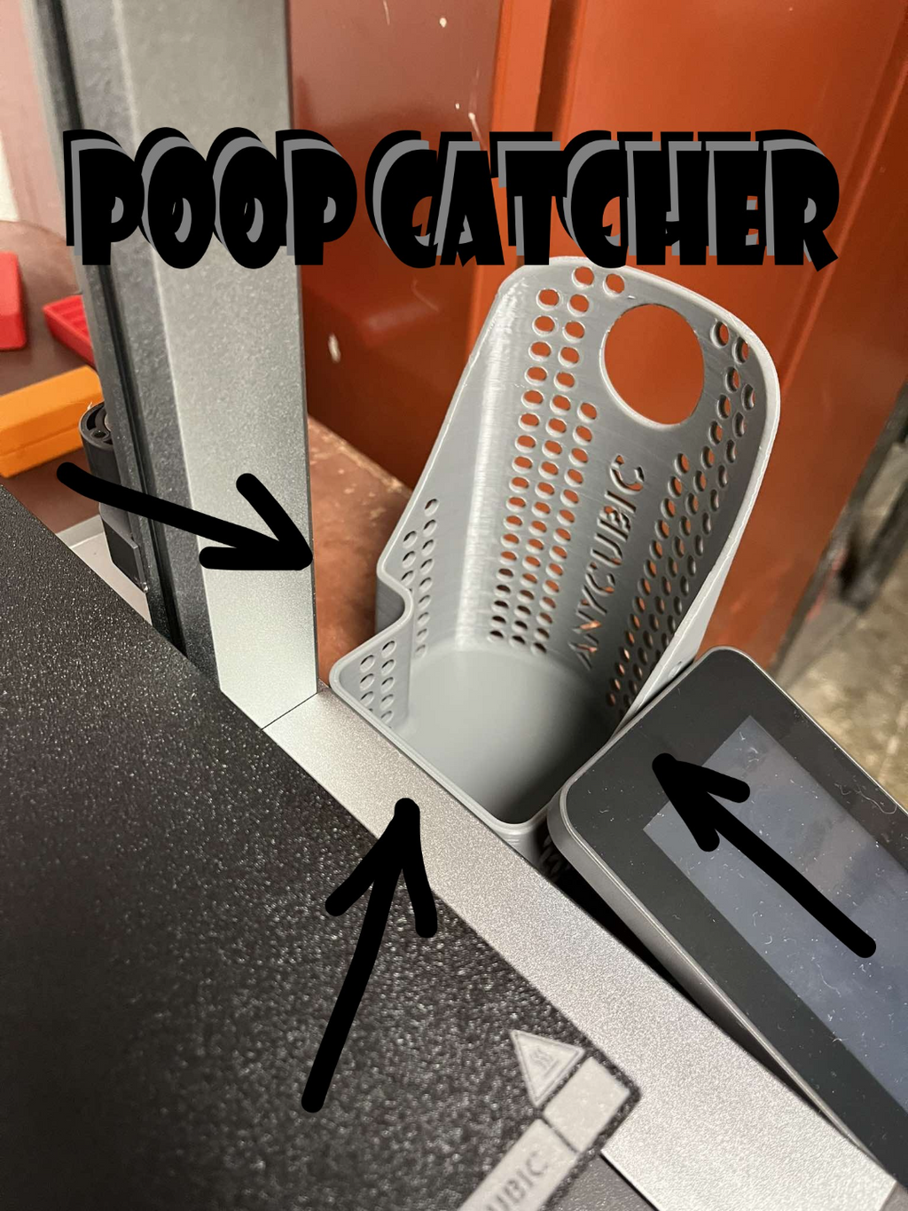 Anycubic Kobra 3 Combo Large Poop Catcher bin