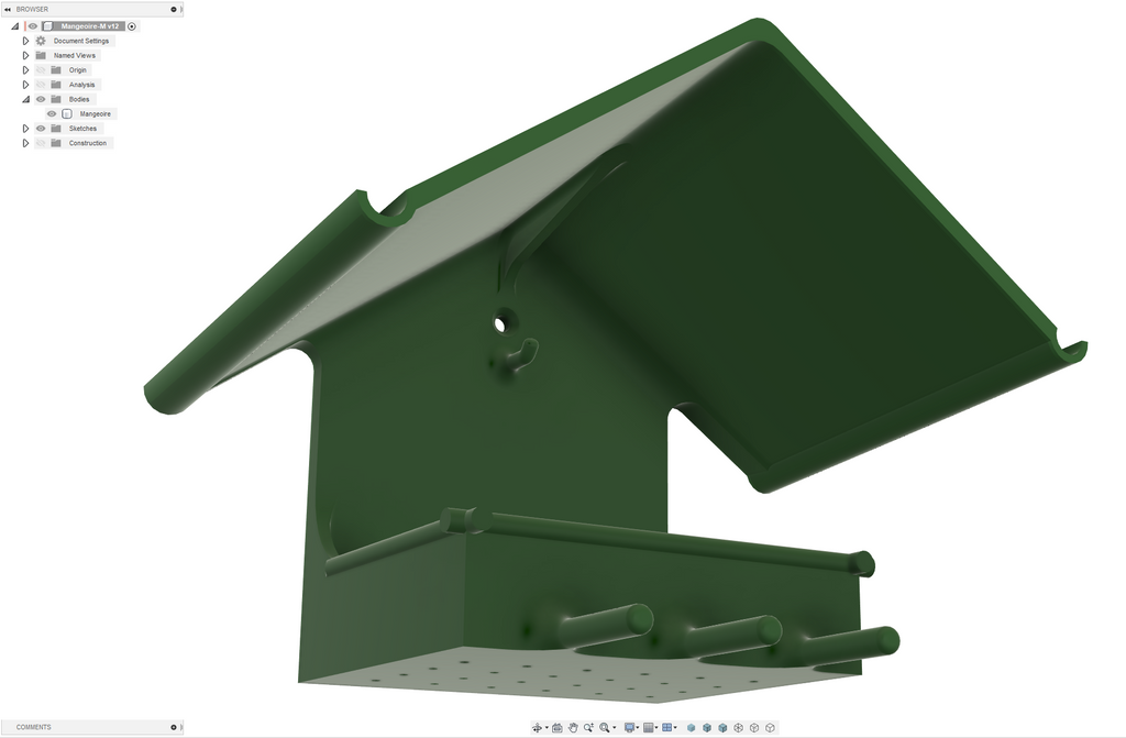 Bird feeder - Fat ball holder