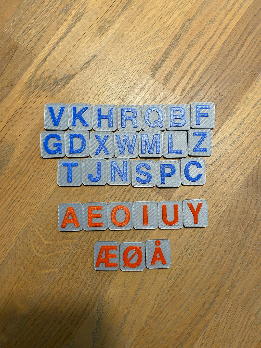 Alphabet, letters for teaching ABC