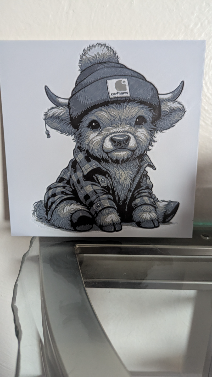 highland cow hueforge