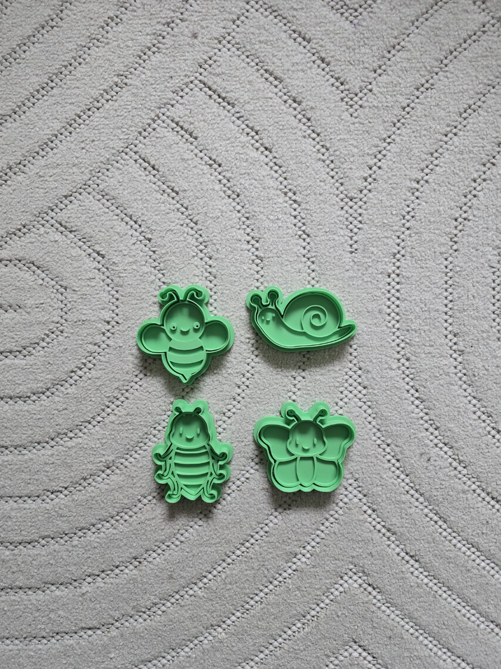 Cute Bug Insect Animals Playdoh Cookie Cutter Clay