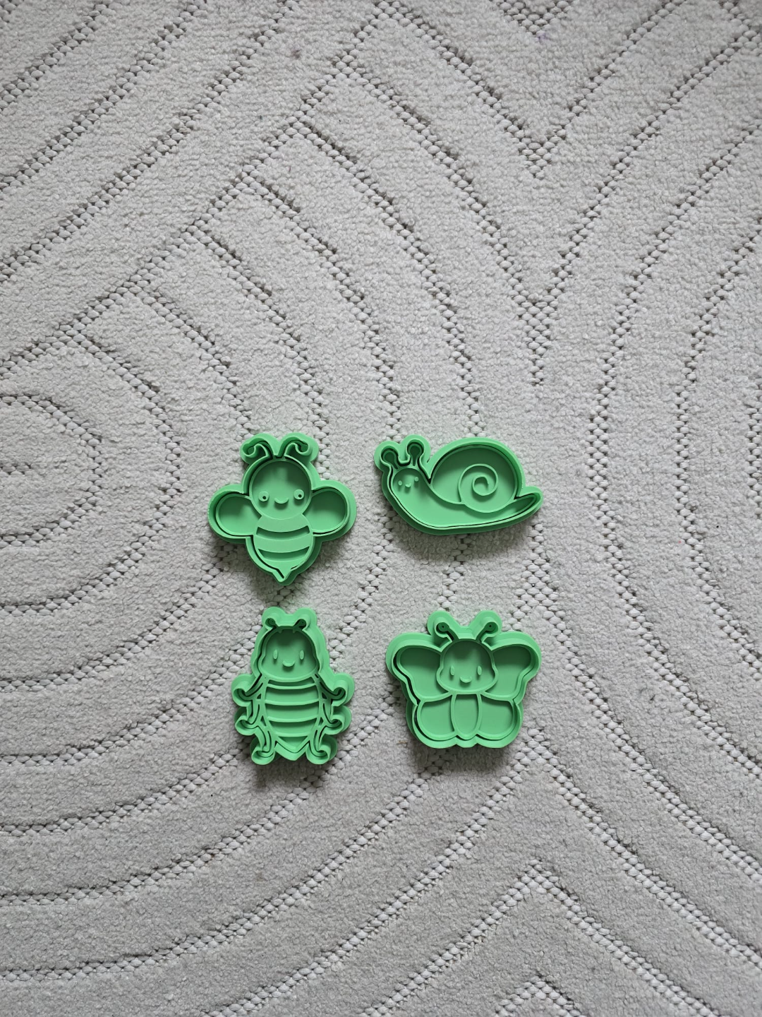 Cute Bug Insect Animals Playdoh Cookie Cutter Clay