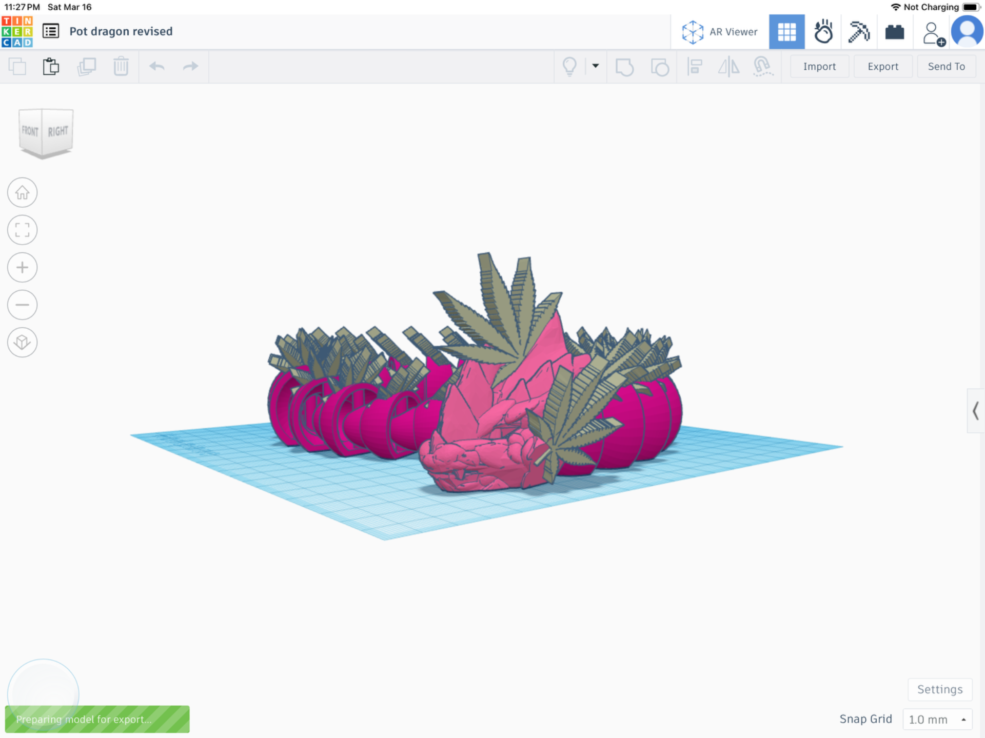 Pot leaf dragon 2