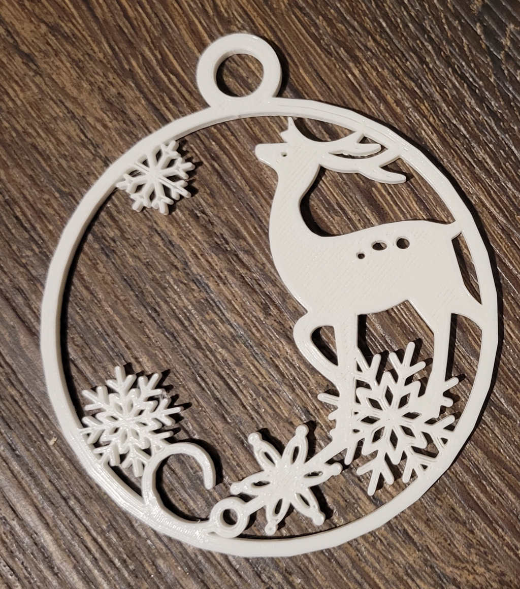 Deer Christmas Ornament