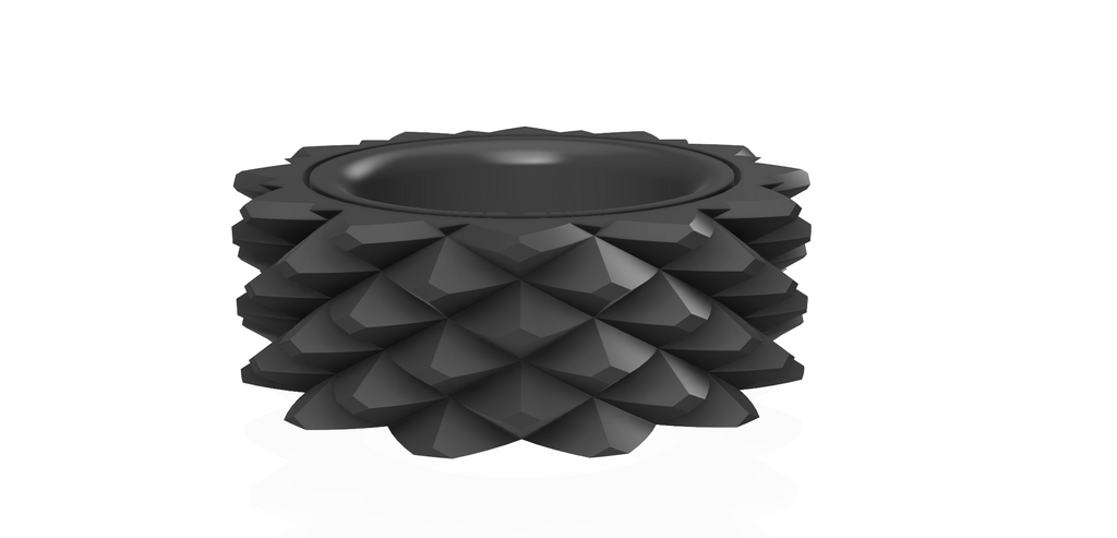 (Print in Place) Spiked Fidget Ring