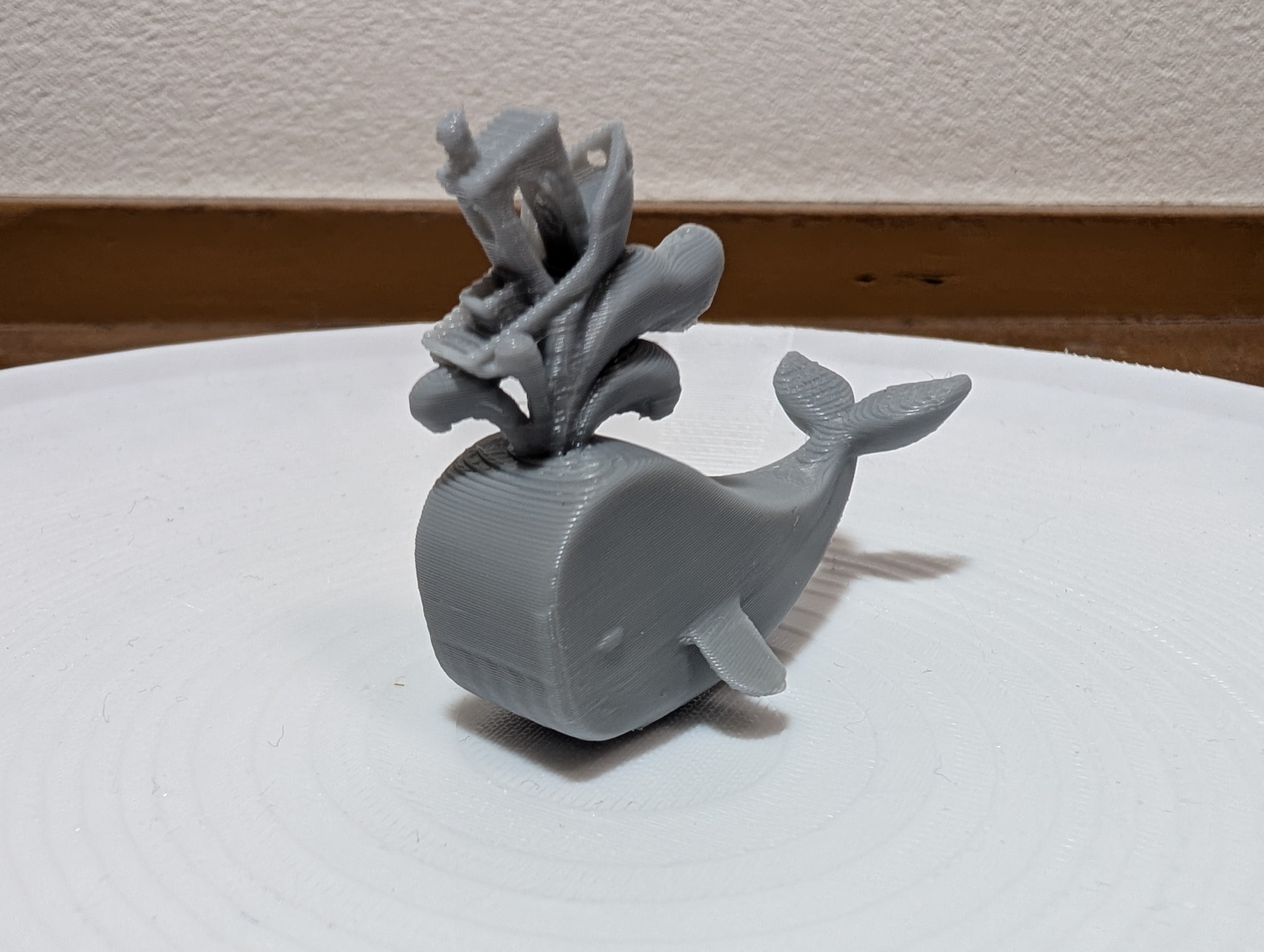 Benchy on Whale