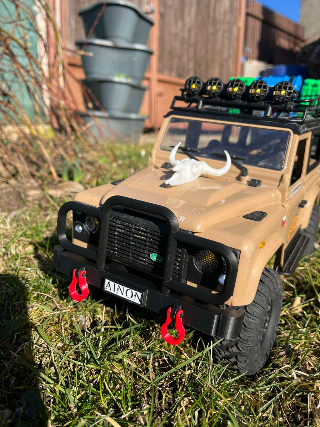 RC car RMT Land Rover T98 front bumper