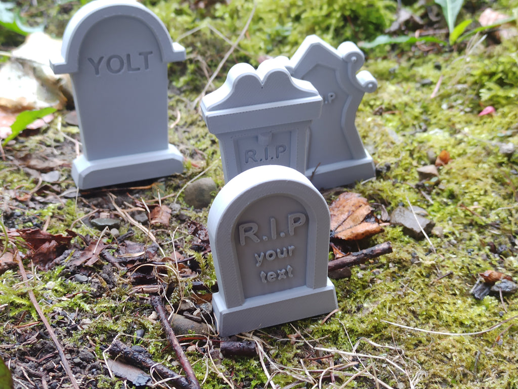 Customizable Halloween Graves