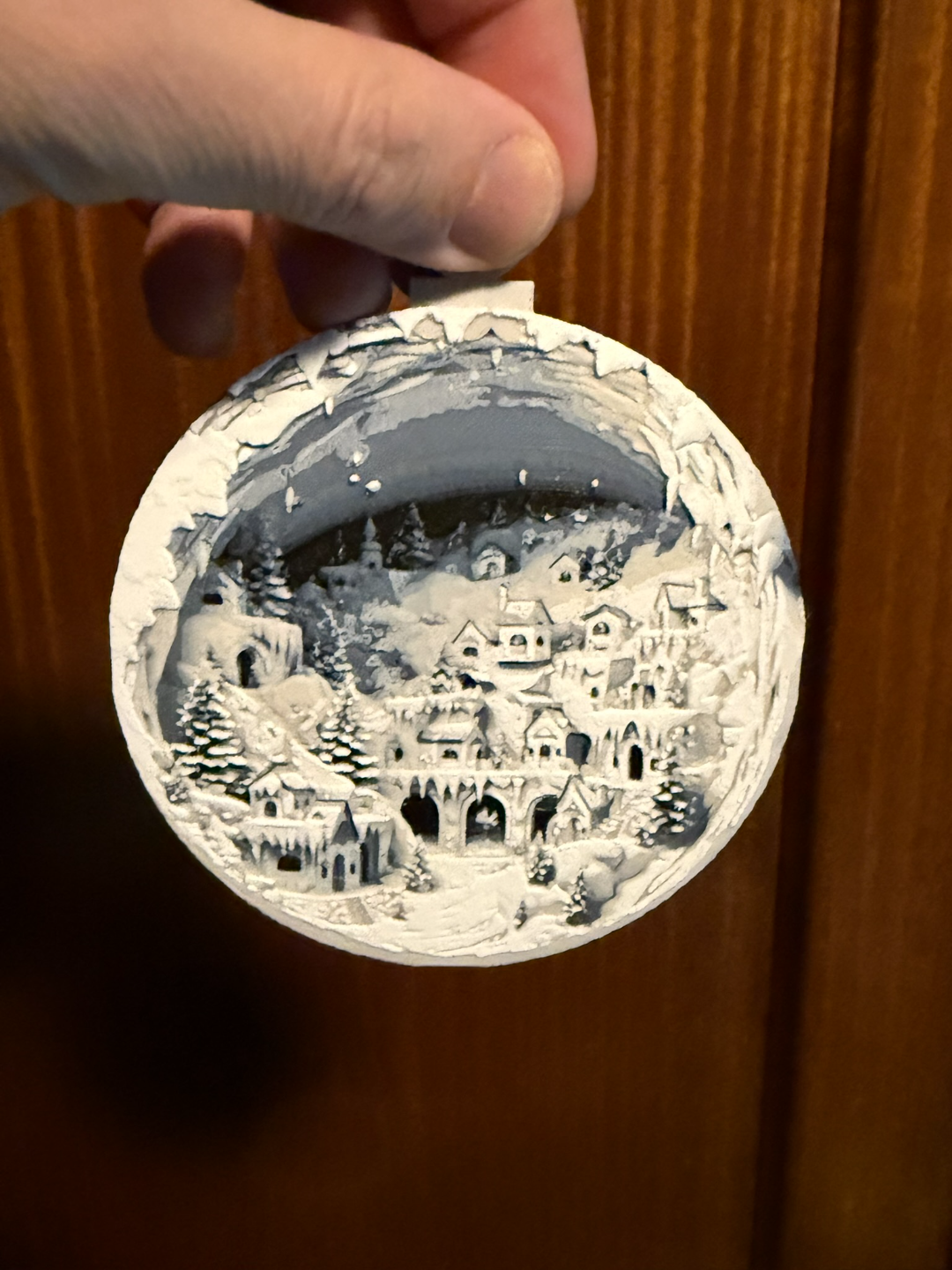 landscape christmas ball