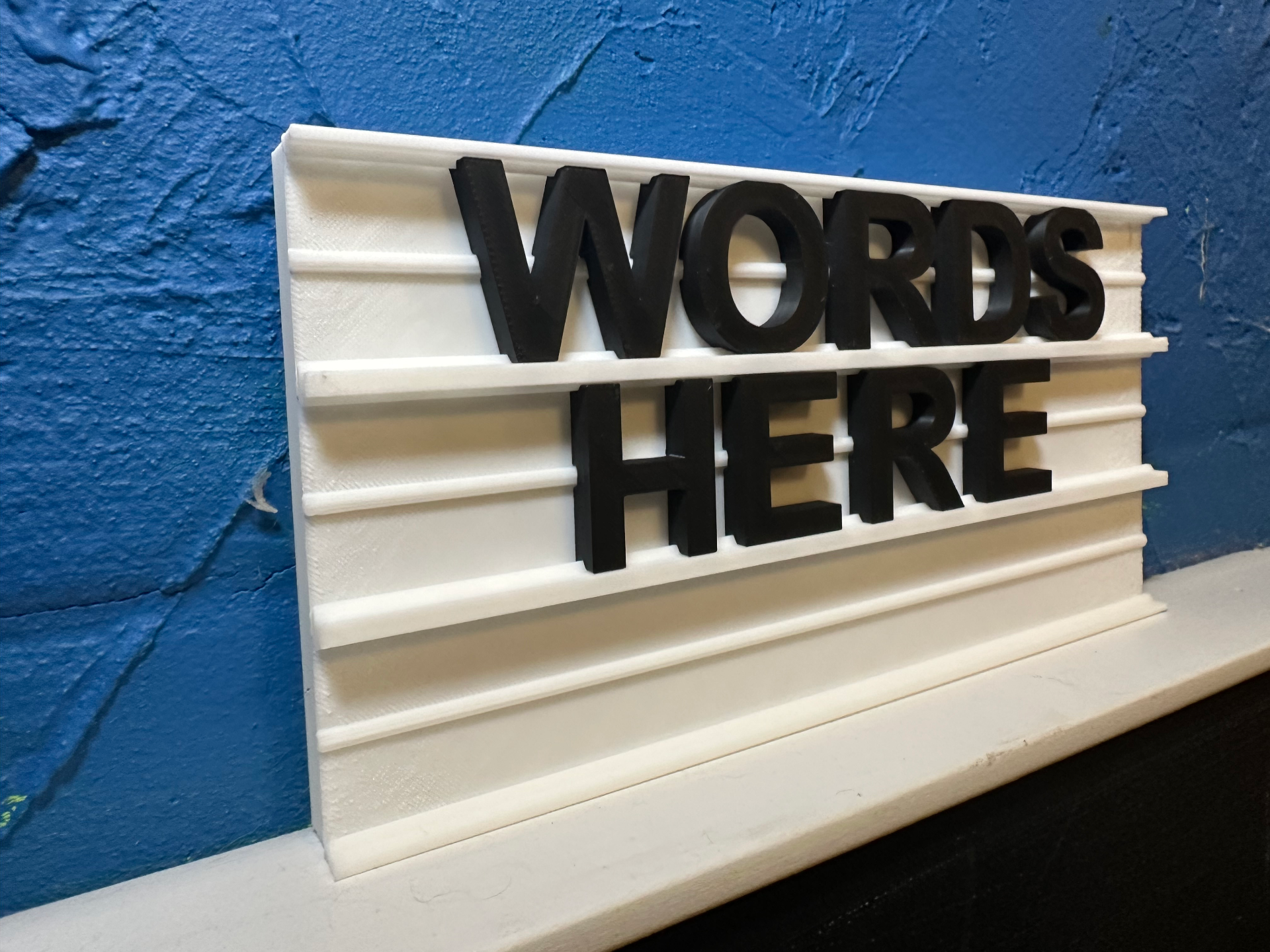 Changeable Letter Sign