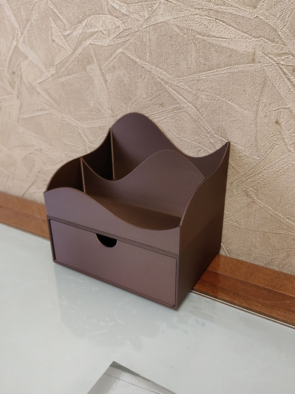 Napkin Holder with Drawer – 2-in-1 Table Organizer