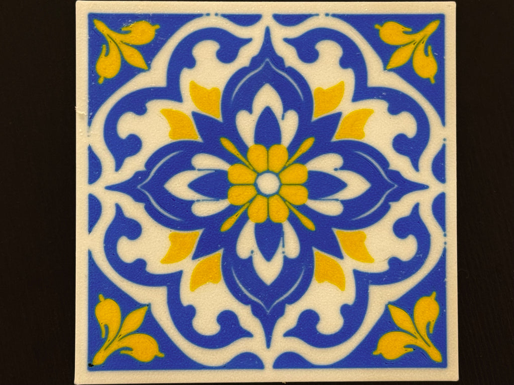 Portuguese Tile Coaster– Traditional Azulejo