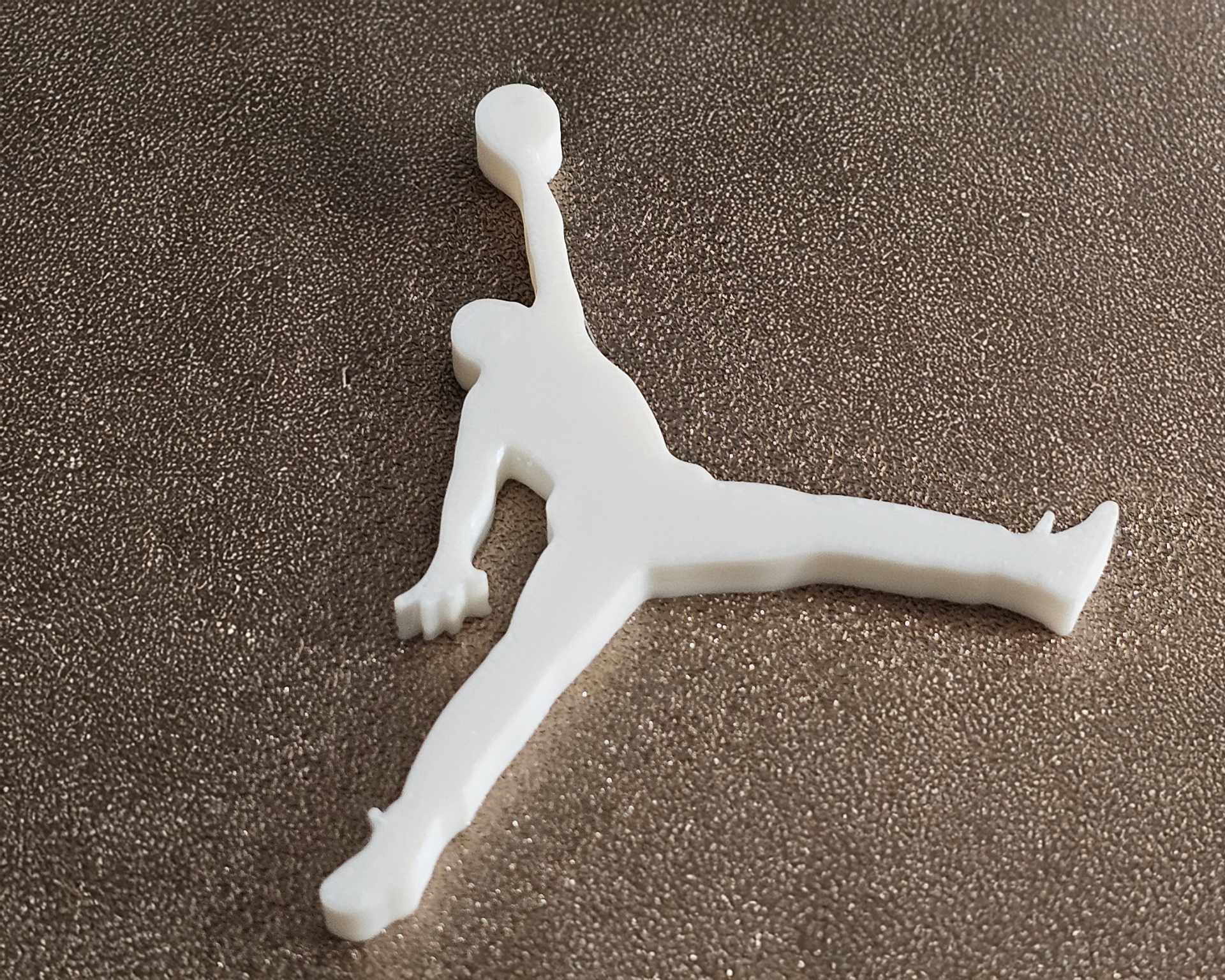 Nike Jordan Basketball Logo - 3D Printed, No Text