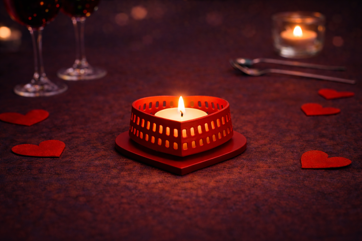 VØID Lovelight - Romantic Dinner Candle & Petals