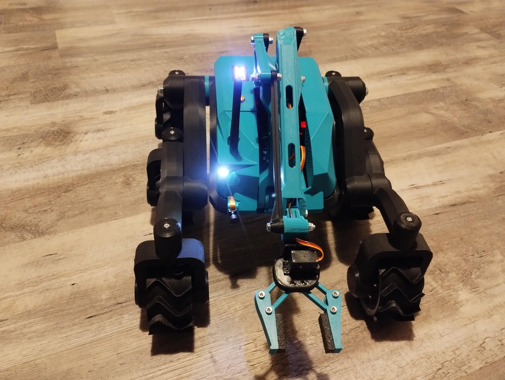 ESP32 CAM Rover with robotic arm