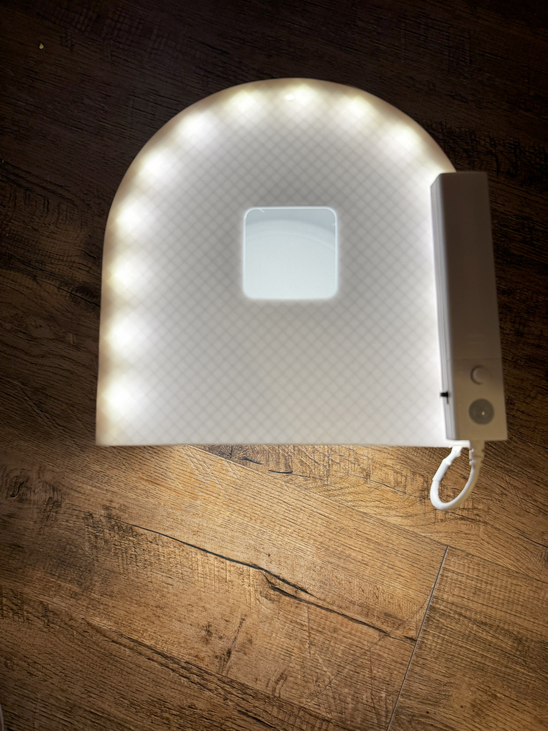 Photobox light and camera lidd