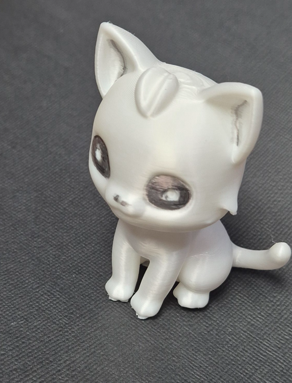 Cute cat (one color print)
