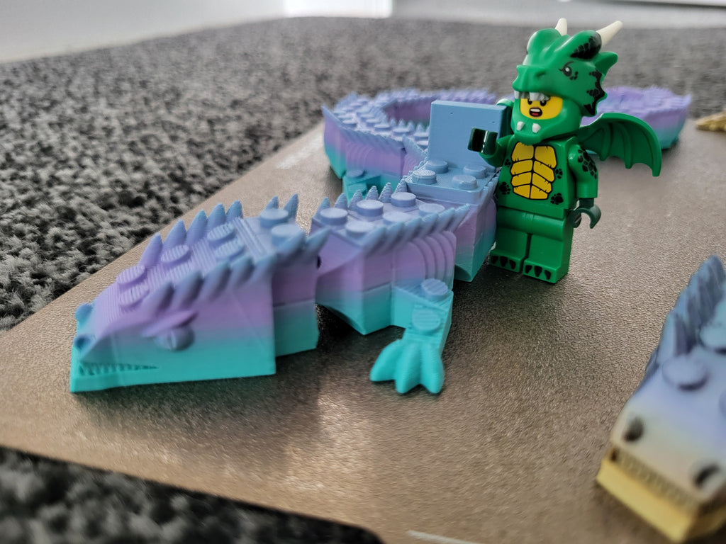 Dragon Rider for brick mini figure