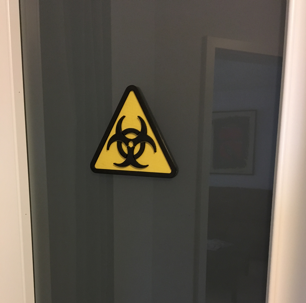 Biohazard Door Sign