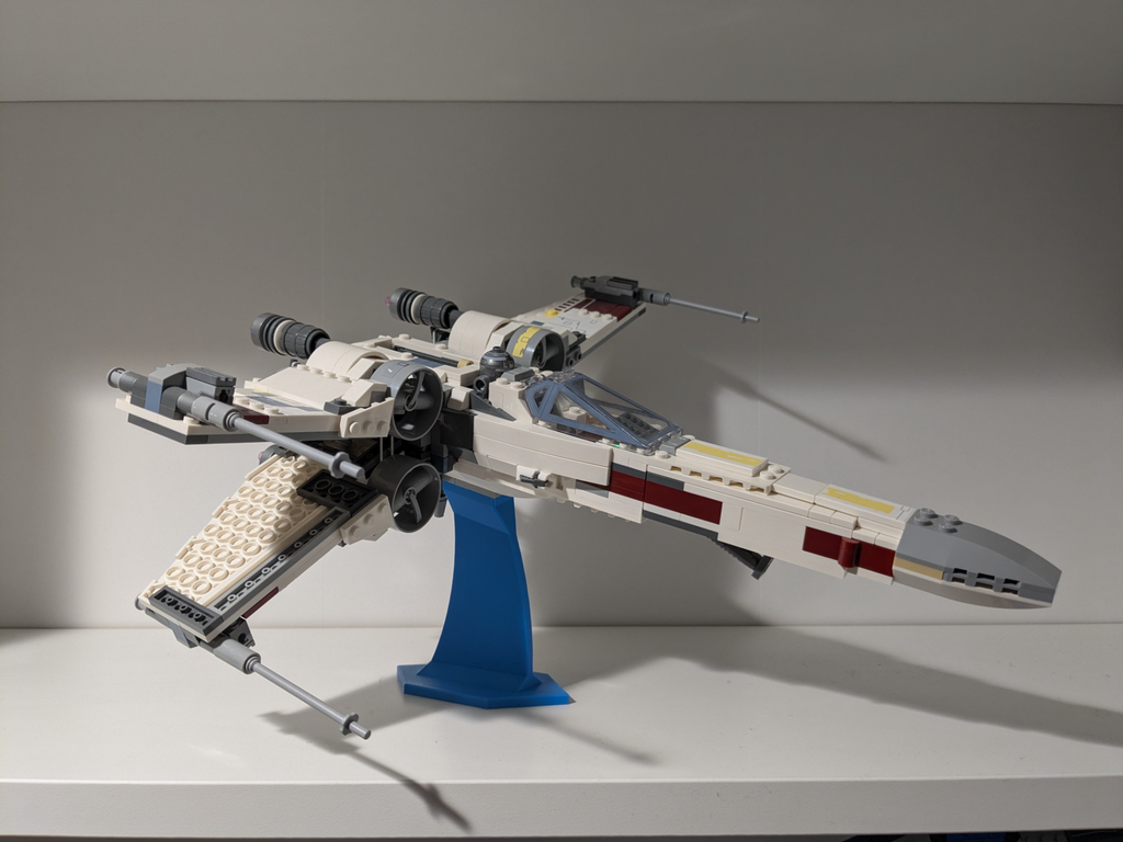 Angled Brick Ship Display Stand, Compound Angle
