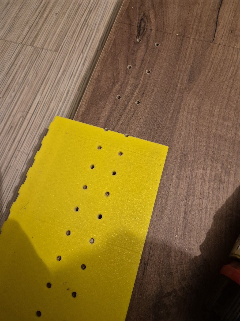 Drilling jig for pins shelves 5mm and 8mm
