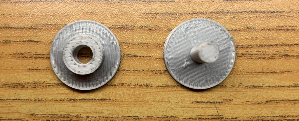 Croc Heel Strap Button
