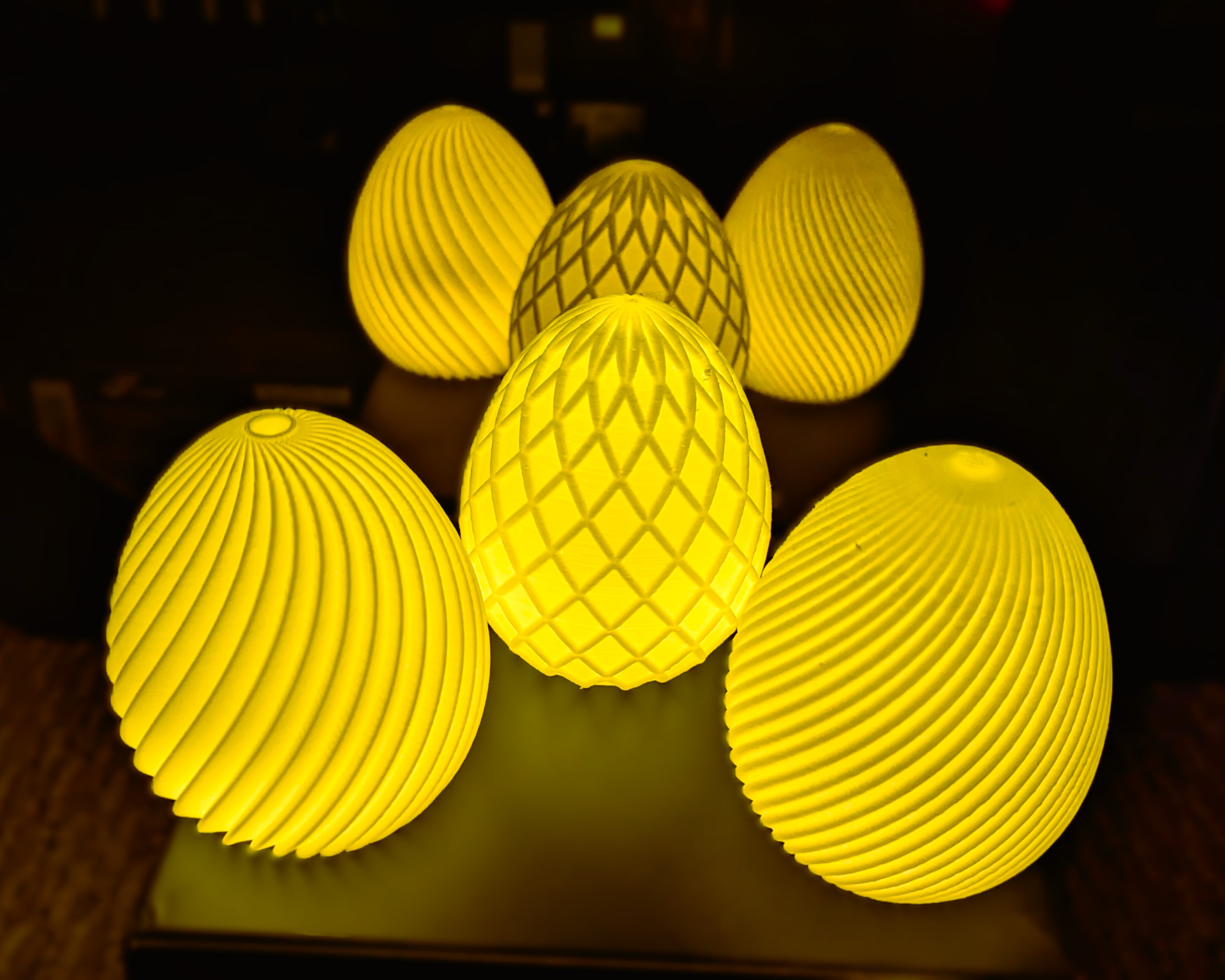 Easter Egg Tea Light Collection Three