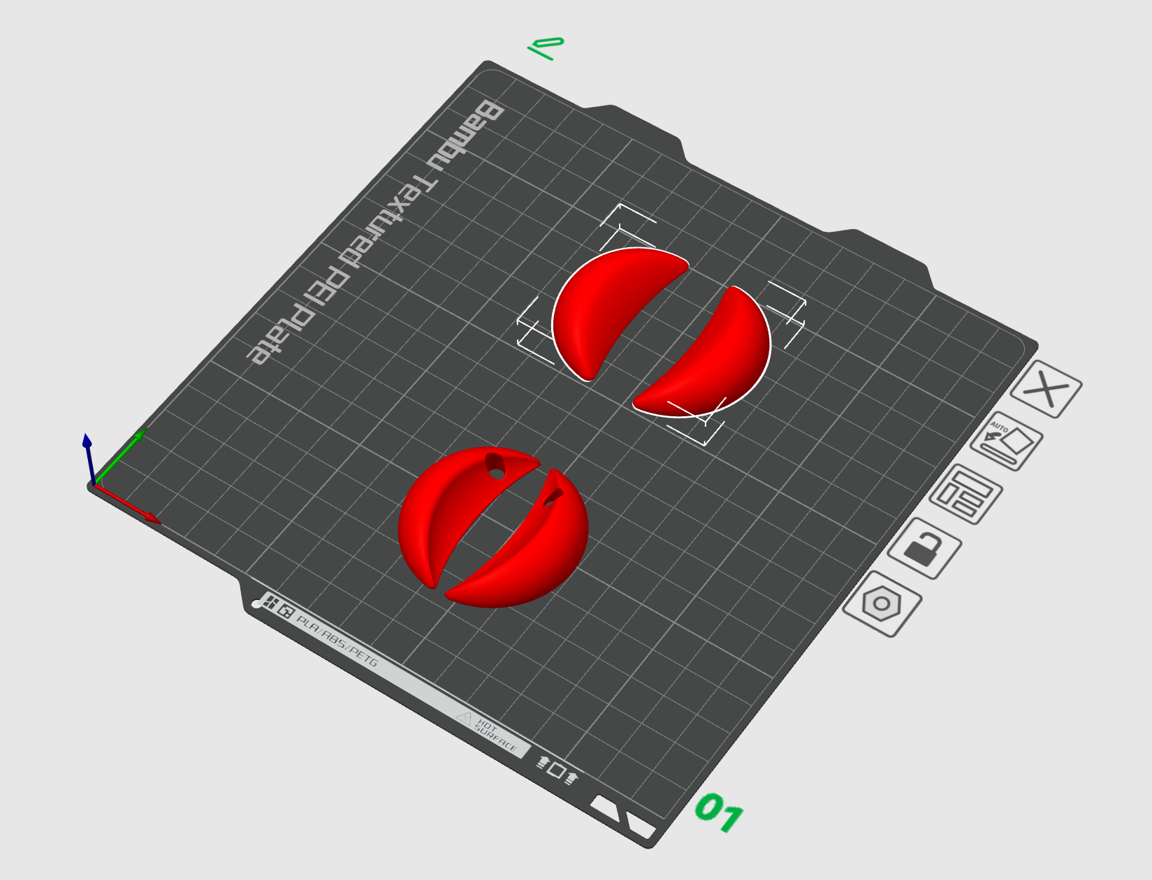 便携：掷杯筊和祈杯小模型 Portable: small models of cup throwing baskets and prayer cups