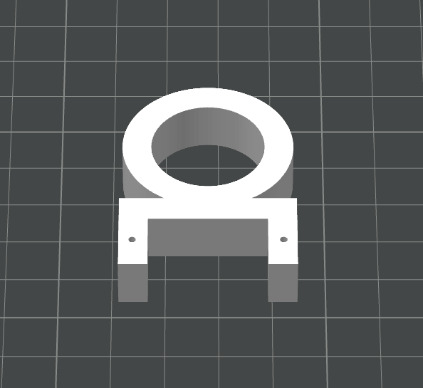 SG 90 mount (compatible with flexible arm)