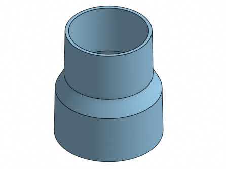 Dust Collection Adapter - Vacuum Hose to 50mm male