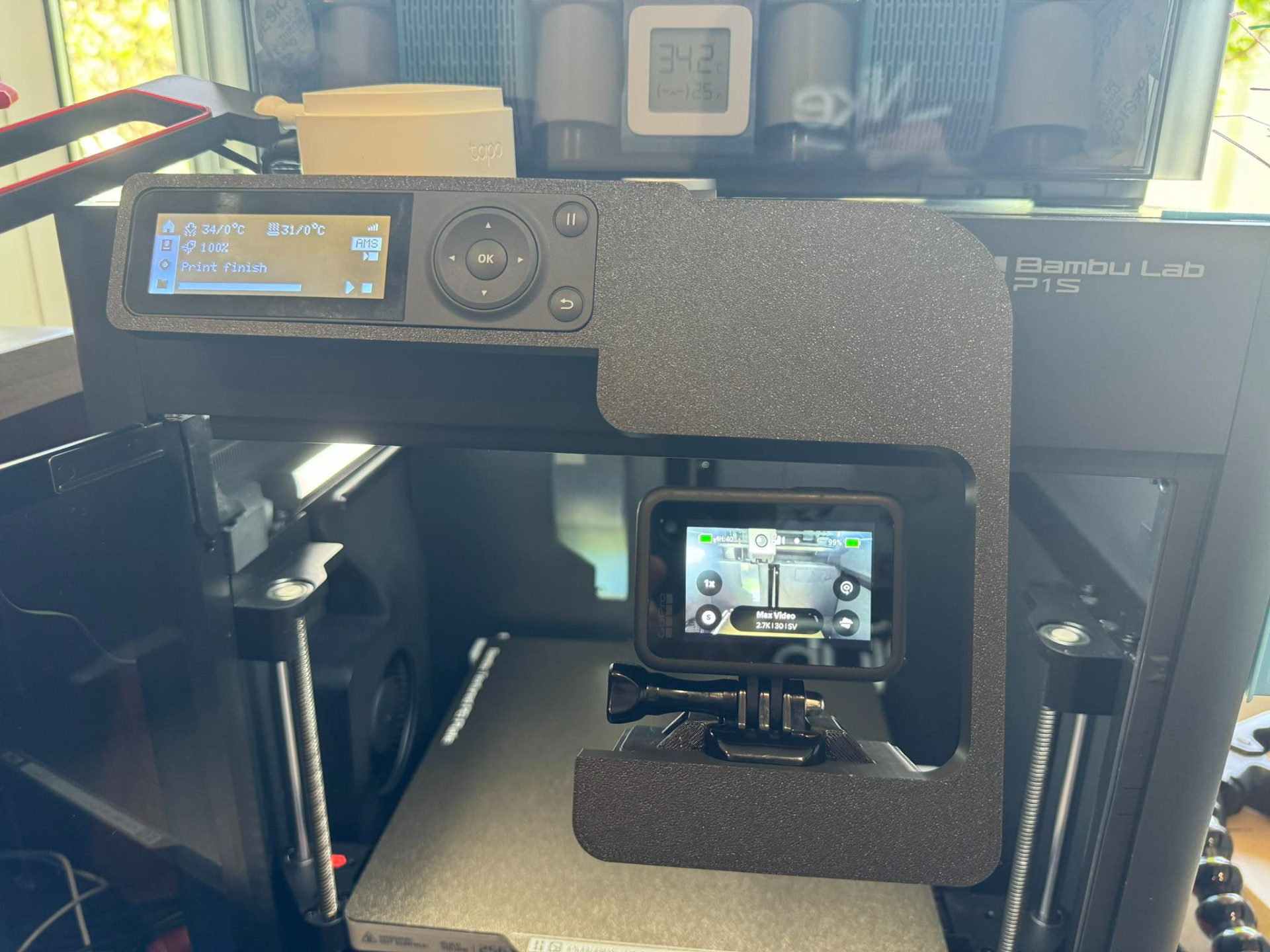Gopro Mount For P1S or P1P