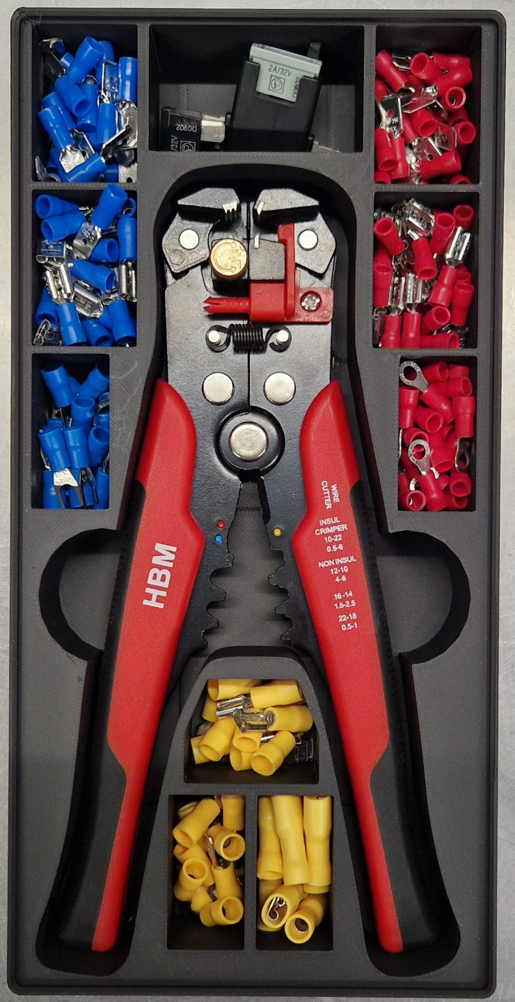 Gridfinity Wire Stripper (HBM) Storage