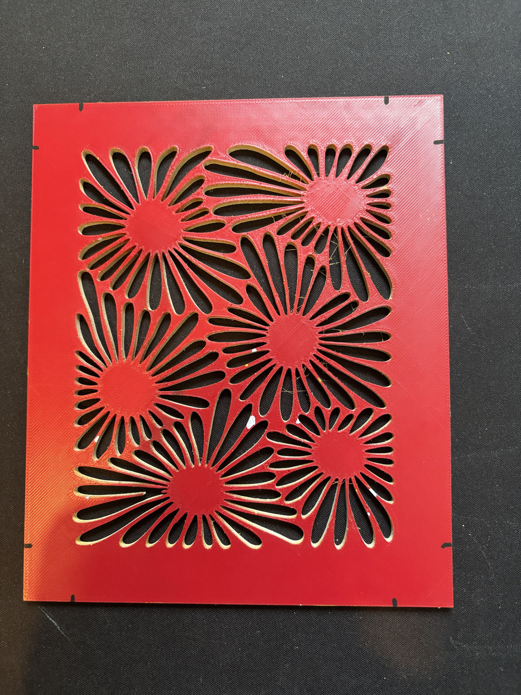 Flower stencil
