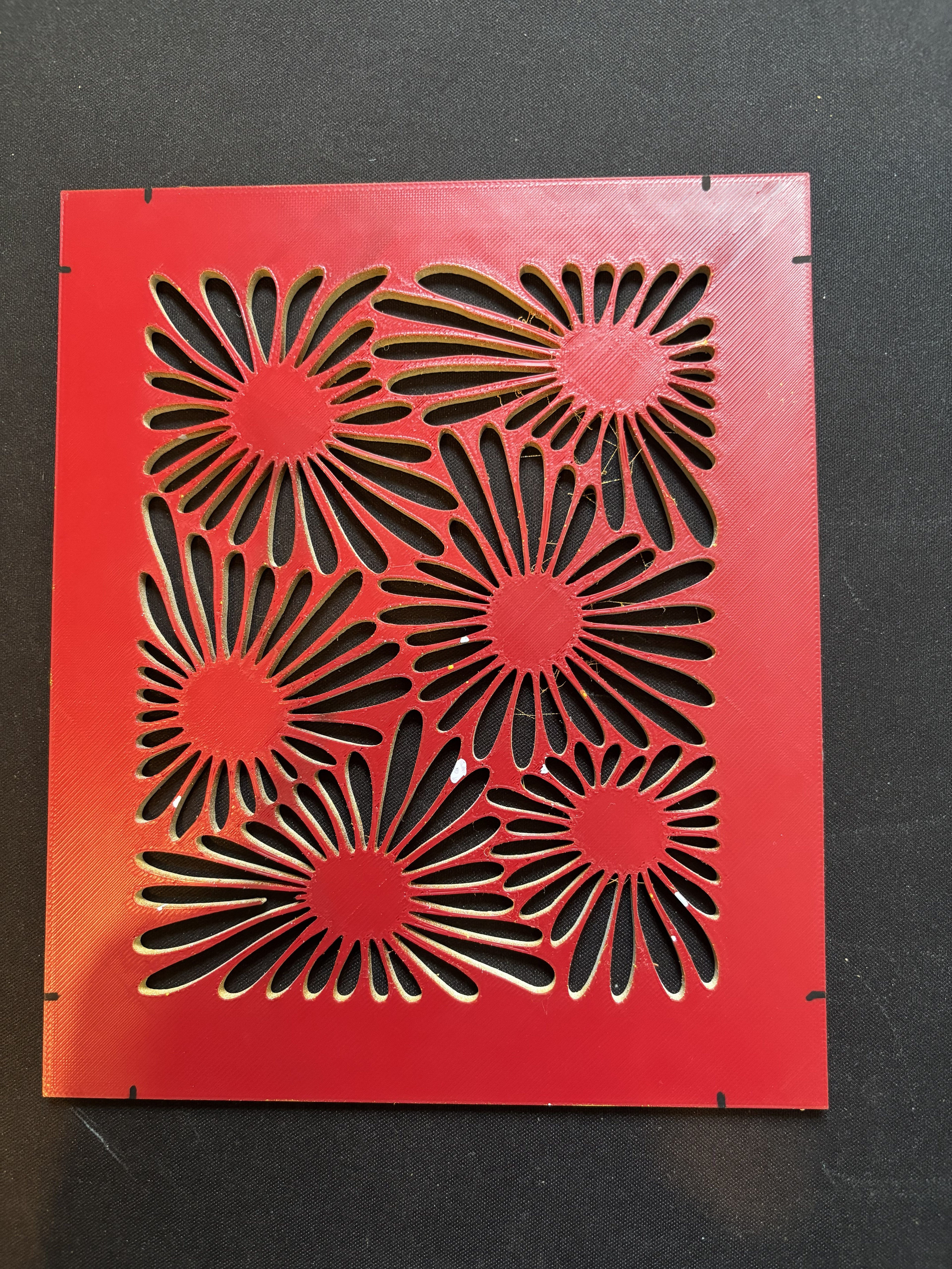 Flower stencil