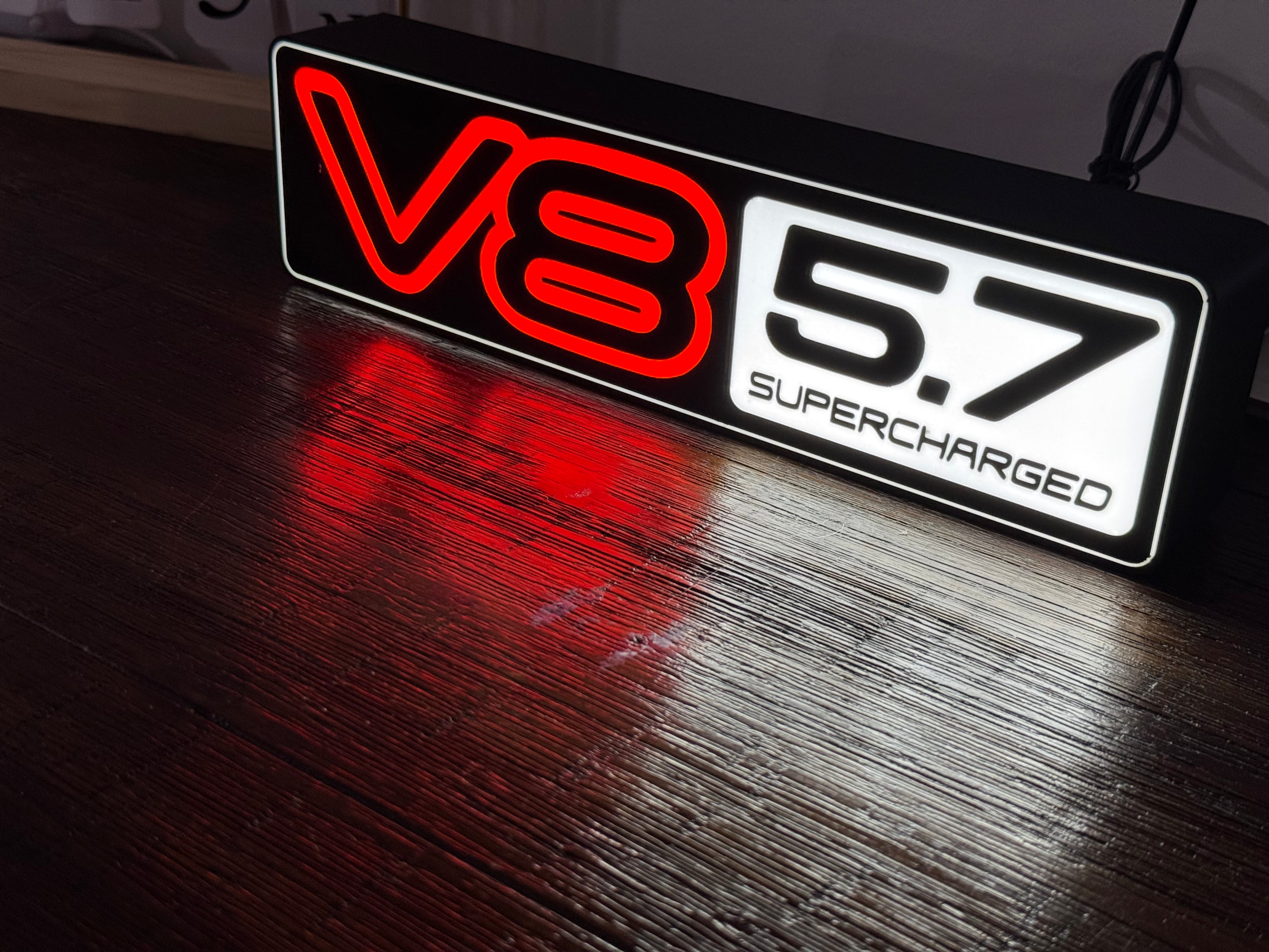 Holden Commodore: V8 5.7L Supercharged Logo Badge