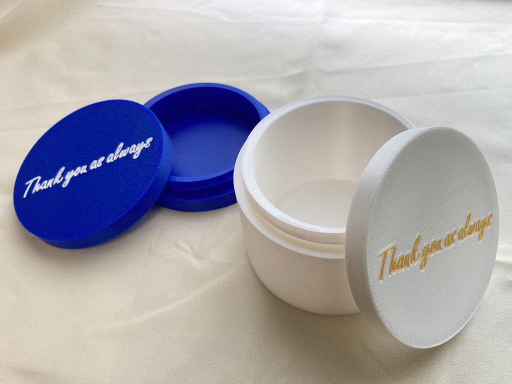 Threaded Storage Box with Lid＿吉田工房