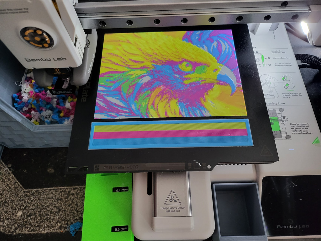 Eagle CMYK Lithophane
