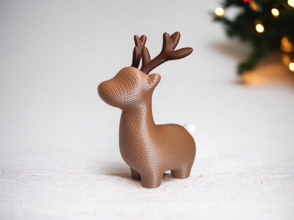 Knitted Chubby Reindeer (NO AMS)