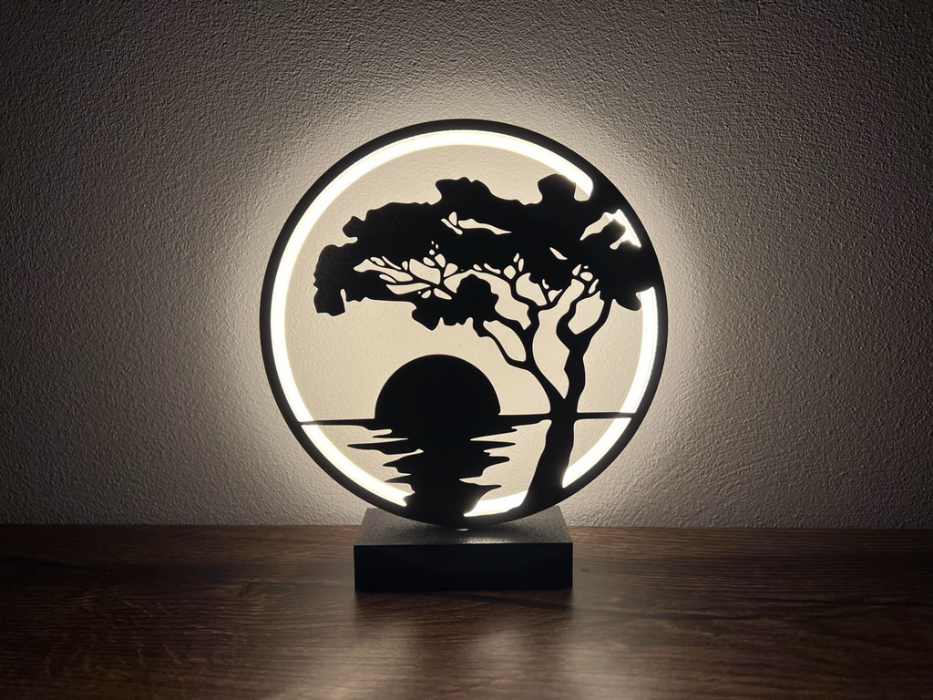 Led Ring Lamp with replacement panels
