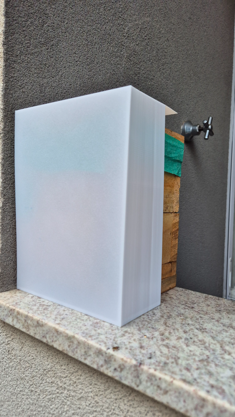 Beehive box rain protection