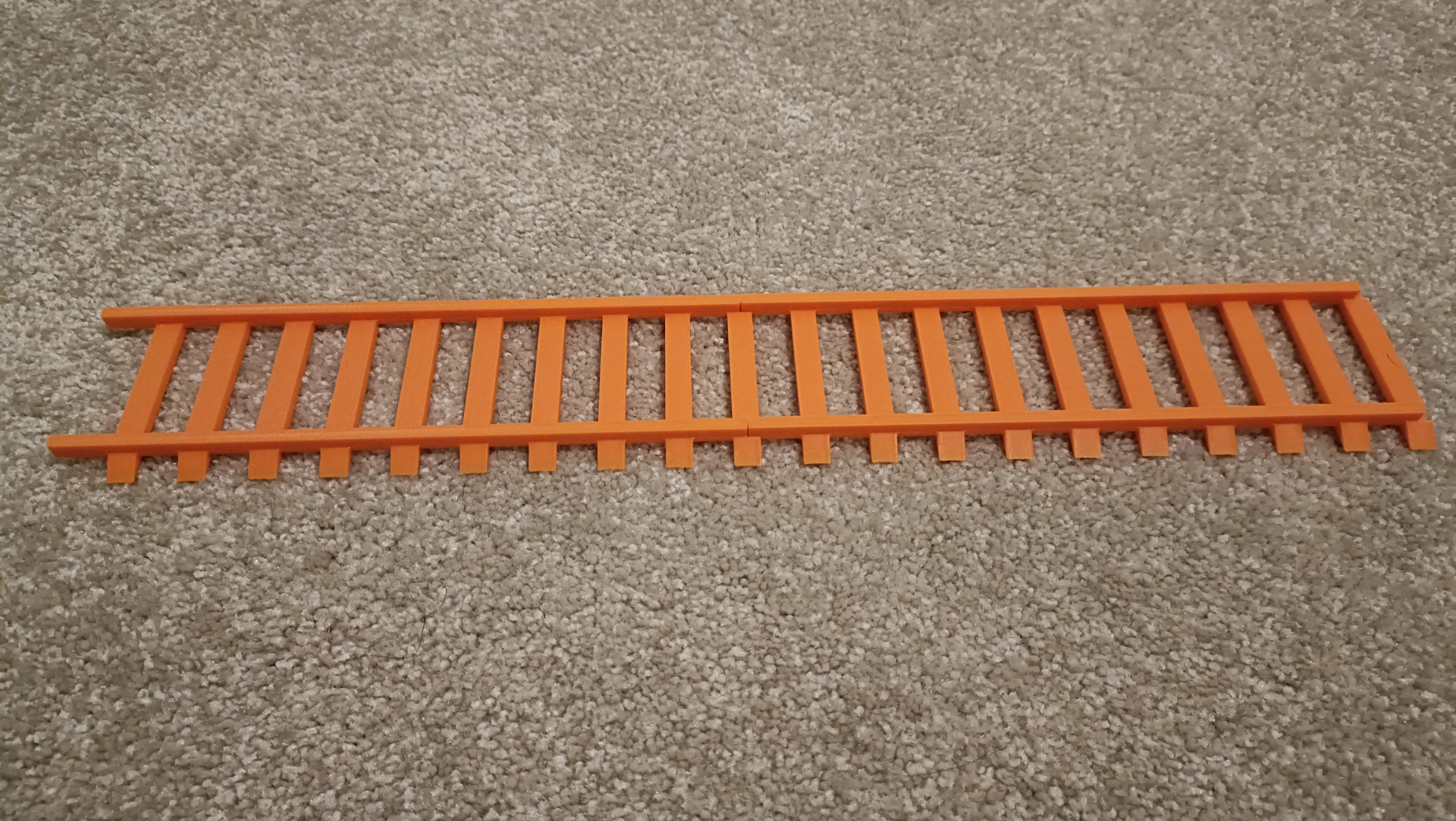 Straight Train Track