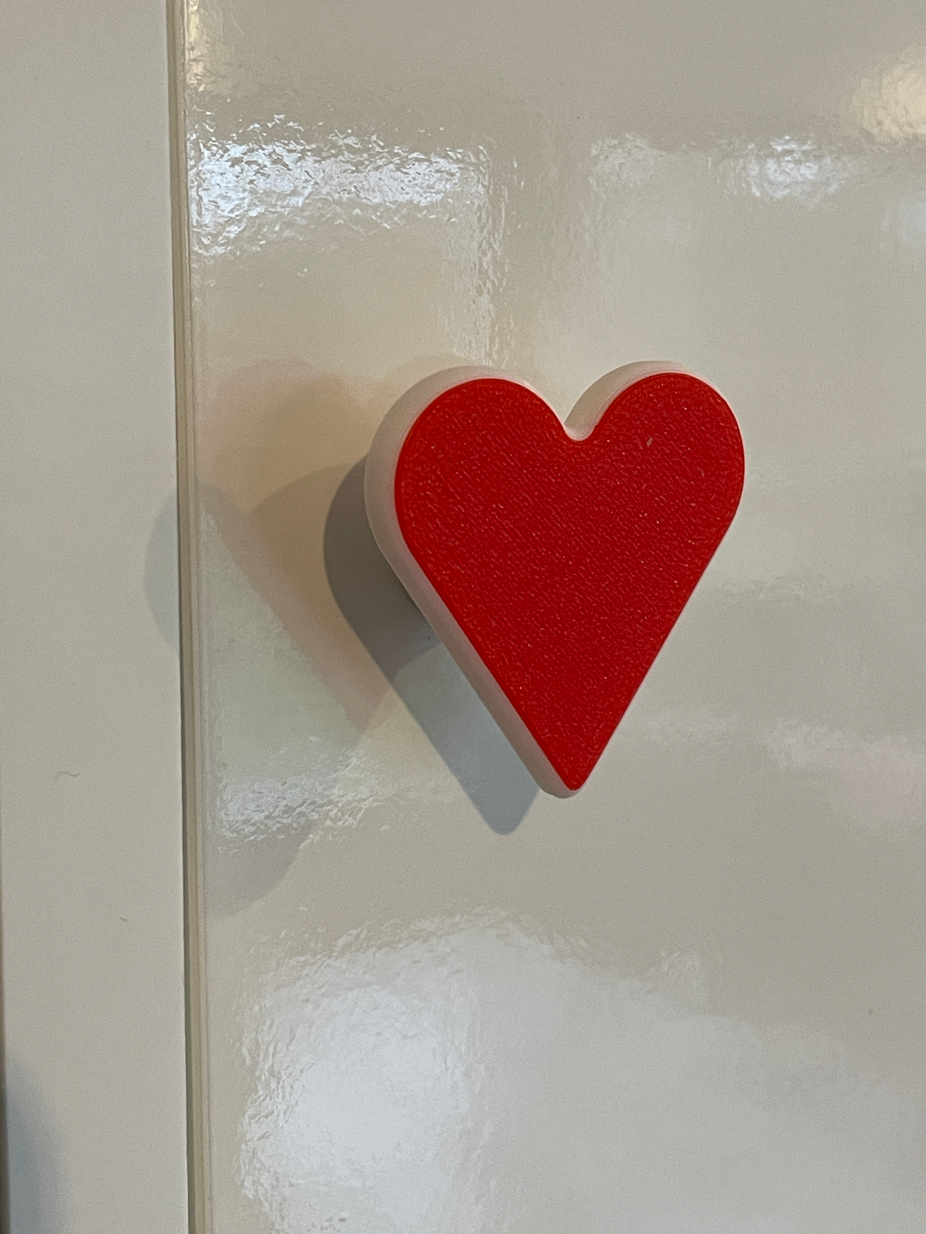 Heart shaped cabinet knob