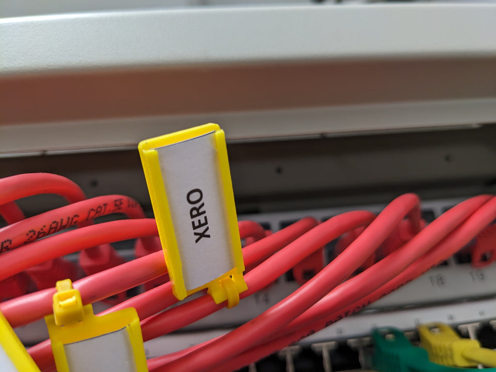 Cable LAN ethernet TAG / label